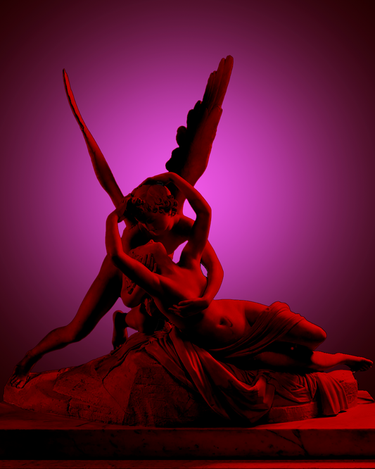 "Psique revive con el beso de cupido" Antonio Canova