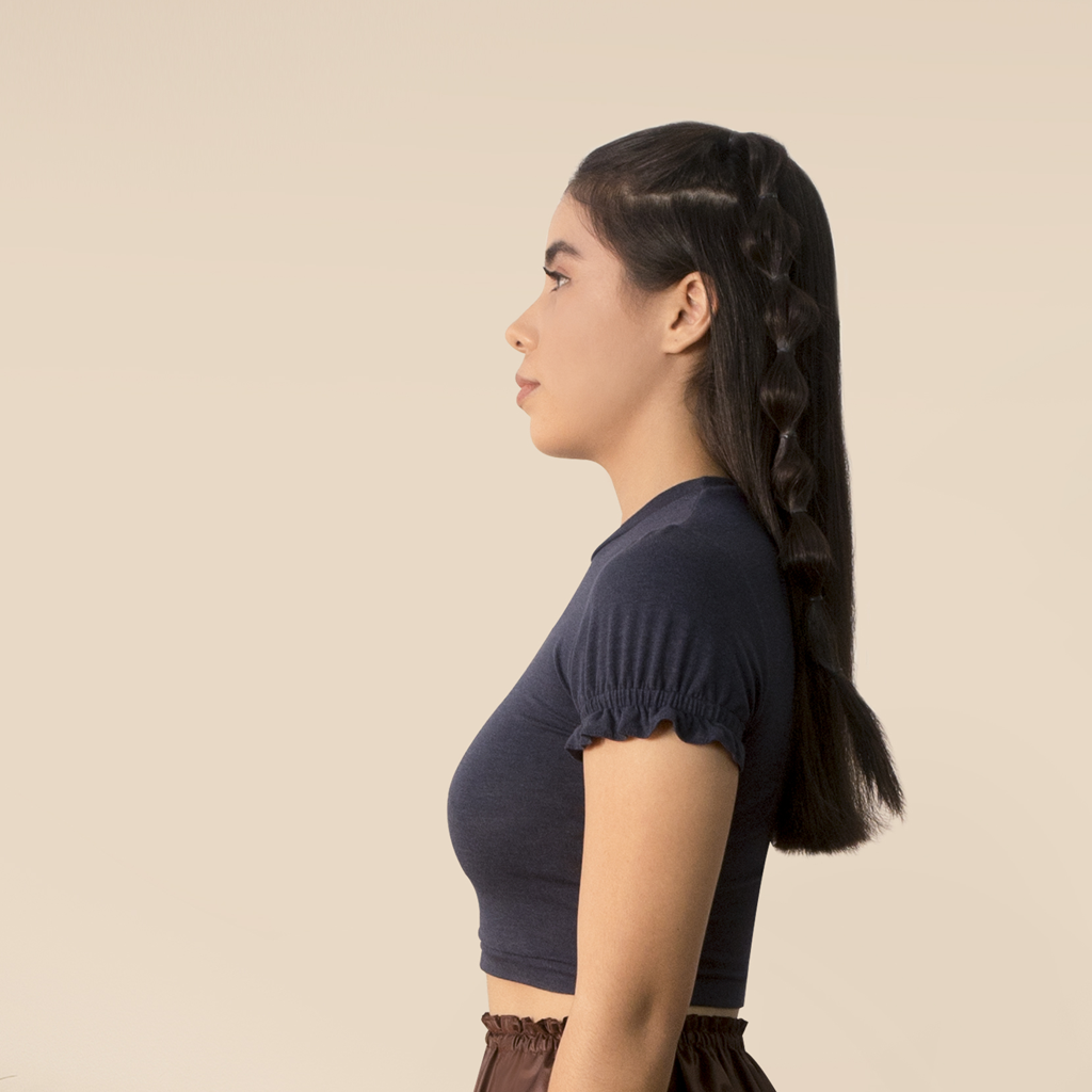 Crop top NOVA-01 NOVANEU color azul