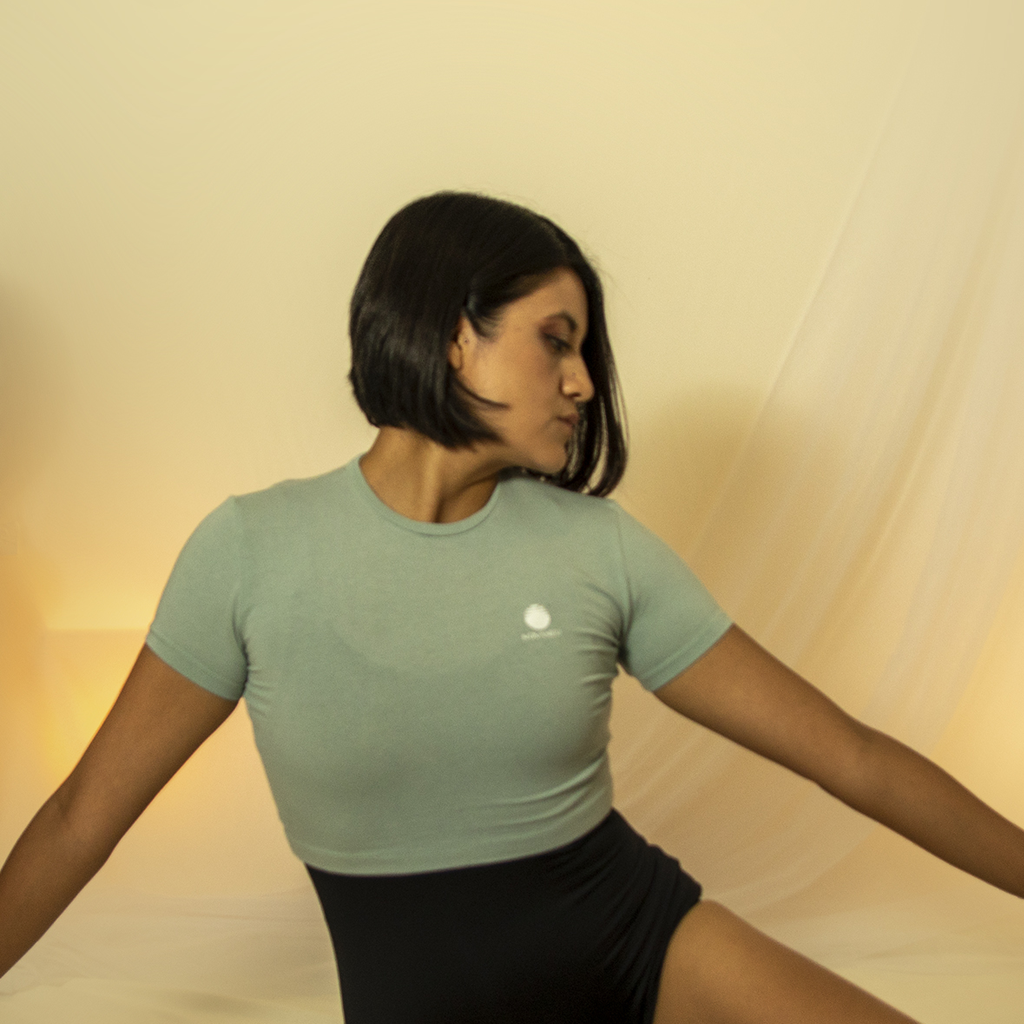 Crop top NOVA-02 NOVANEU color menta