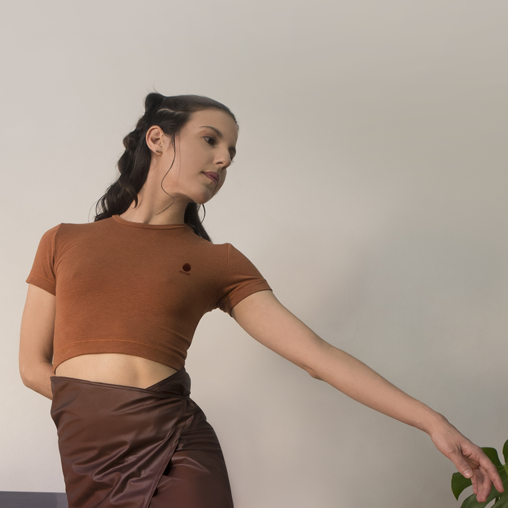 Crop top NOVA-02 NOVANEU color oxido
