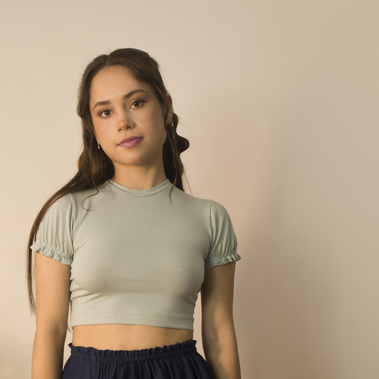 Crop top NOVA-01 NOVANEU color menta